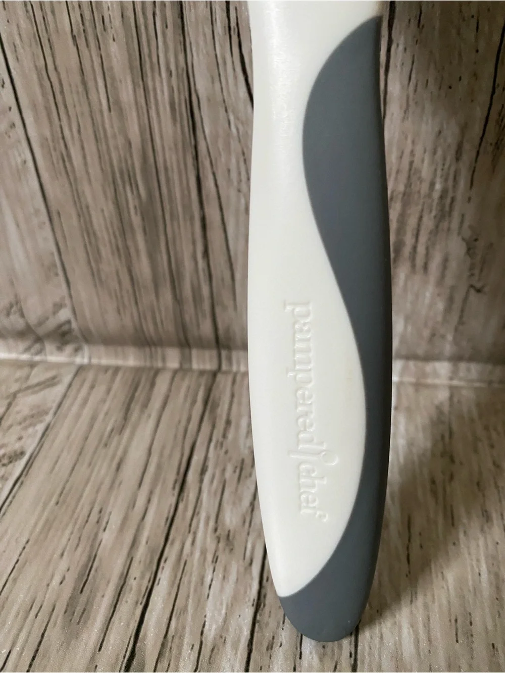 Pampered Chef Ice Cream Spade, Nylon & Silicone, White & Gray, 8.5 in #100113